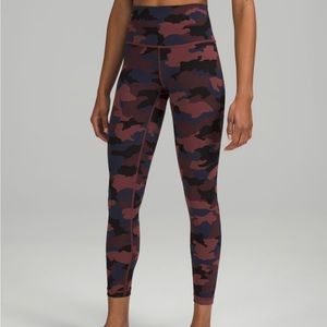 Lululemon Wunder Train 25” heritage camo